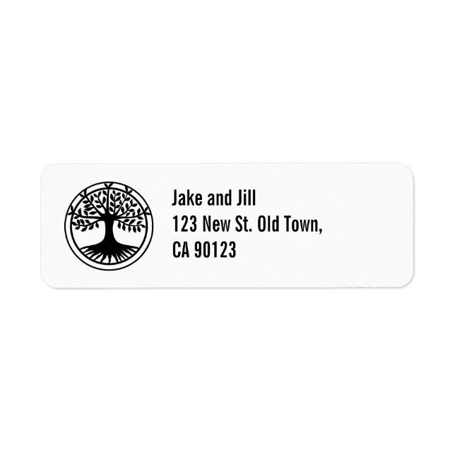 Tree of life return address label (Front)