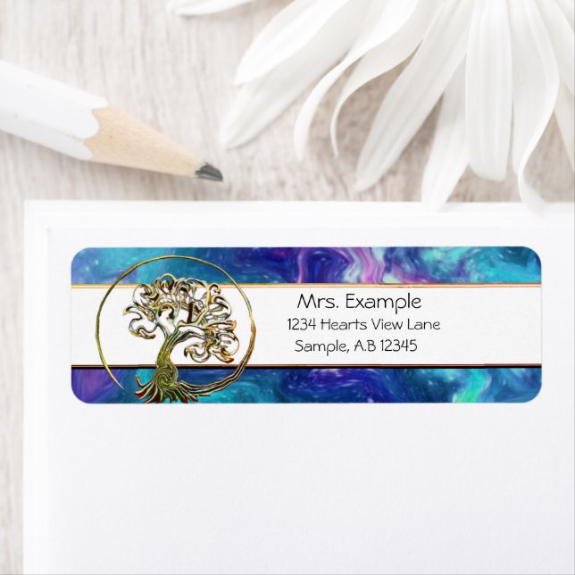 Tree Of Life Return Address Label (Insitu)
