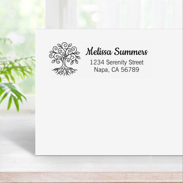Tree of Life Return Address Rubber Stamp (Creator Uploaded)