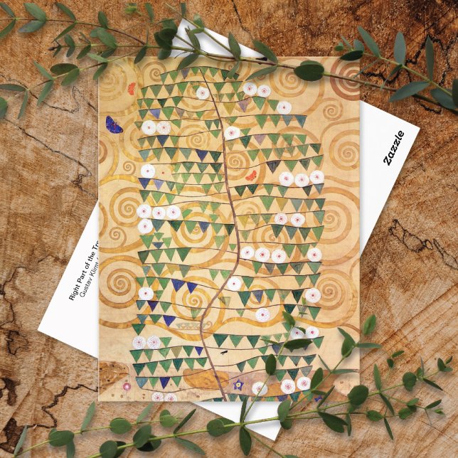 Tree of Life Right Part Gustav Klimt Postcard (Creator Uploaded)