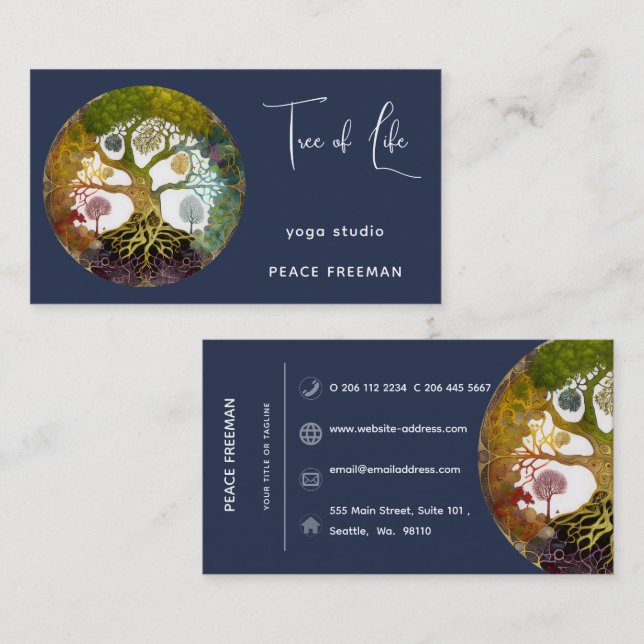 Tree of Life | Seasons Business Card (Front/Back)