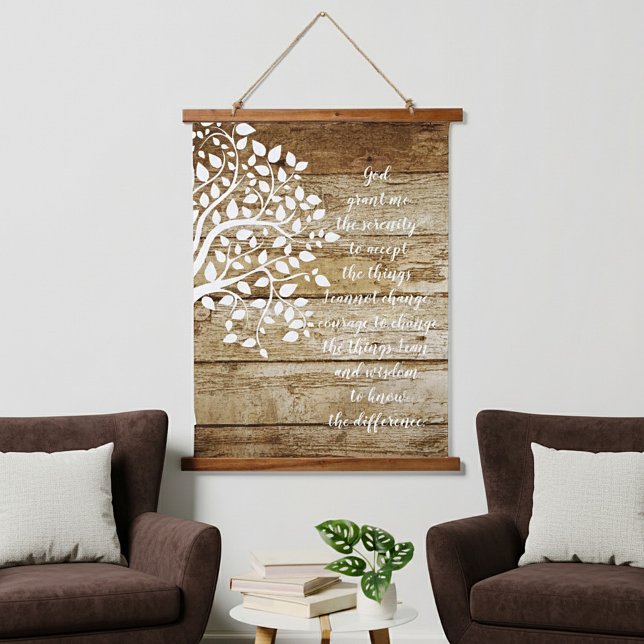 Tree of life serenity prayer  hanging tapestry (Creator Uploaded)