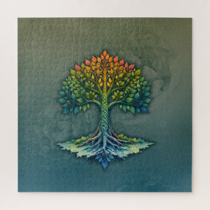 Tree of Life Shifting Dawn  Jigsaw Puzzle