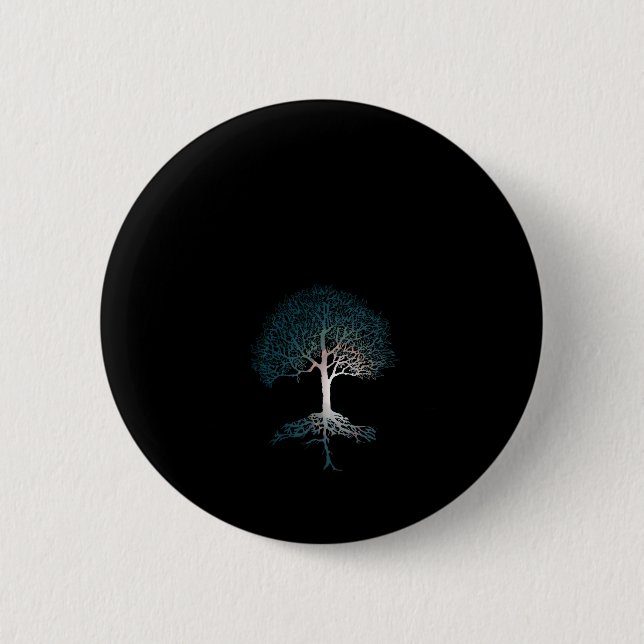 Tree of Life Silent Night 6 Cm Round Badge (Front)
