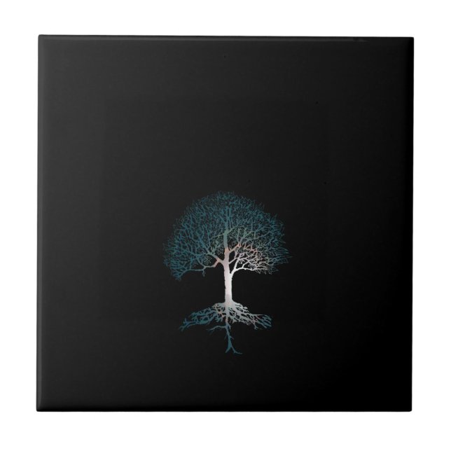 Tree of Life Silent Night Tile (Front)