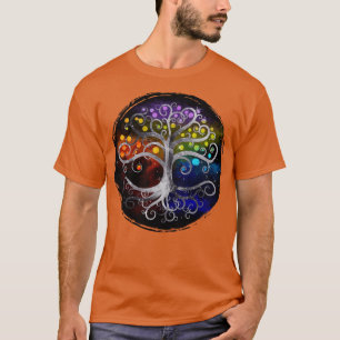 Tree of life Silver Swirl  T-Shirt