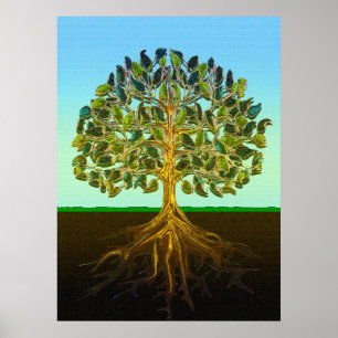 Tree of Life Simple Pleasures of Life Poster