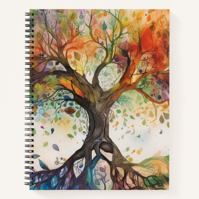 Tree of Life Spiral Notebook (Front)