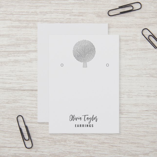 Tree of Life Spiritual Tree Organic Display Card (Front/Back In Situ)