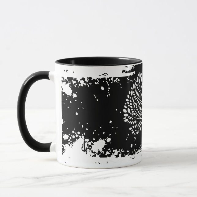 Tree of Life Splatter Two-Tone Mug (Left)