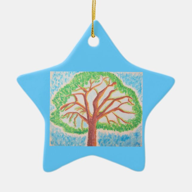 Tree of Life-star ornament (Front)