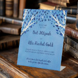 Tree of Life Stars Custom Bat Bar Mitzvah Sign<br><div class="desc">Perfect small sign to welcome guests to a bat mitzvah, bar mitzvah or other Jewish celebration! Hand made art for you! FULLY CUSTOMIZABLE! Click on “Personalise” above to edit the text. Click "edit using design tool" to adjust the fonts, colours and placements and to add text if you prefer. Check...</div>