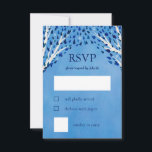Tree of Life Stars Watercolor Bat Bar Mitzvah RSVP Card<br><div class="desc">Perfect response card for a bat mitzvah, bar mitzvah or other Jewish celebration! Hand made art for you! FULLY CUSTOMIZABLE! Click on “Personalise” above to edit the text.. Click "edit using design tool" to adjust the fonts, colours and placements, box sizes, add your own text, and to delete the back...</div>