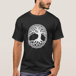 Tree Of Life Symbol Fractal Yoga Meditation Men Wo T-Shirt