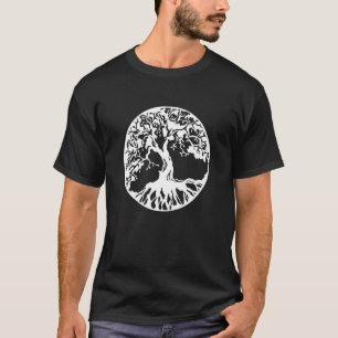 Tree Of Life Symbol Fractal Yoga Meditation Men Wo T-Shirt
