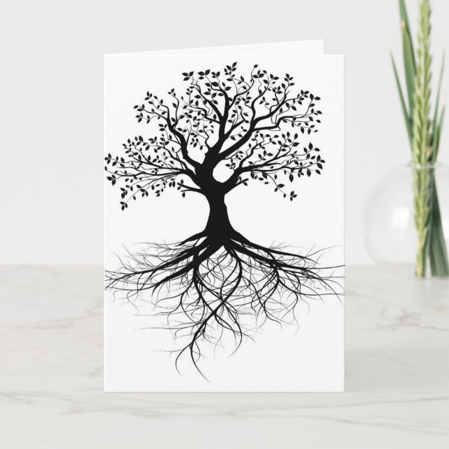 Tree of Life Sympathy Card (Front)
