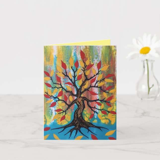 Tree of Life Sympathy Card (Small Plant)