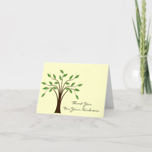 Tree of Life Thank You For Your Kindness Note Card