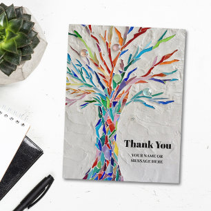 Tree of Life Thank You Postcard