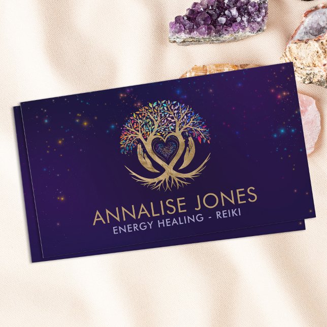 Tree of life - The Healer's Embrace Business Card (Creator Uploaded)