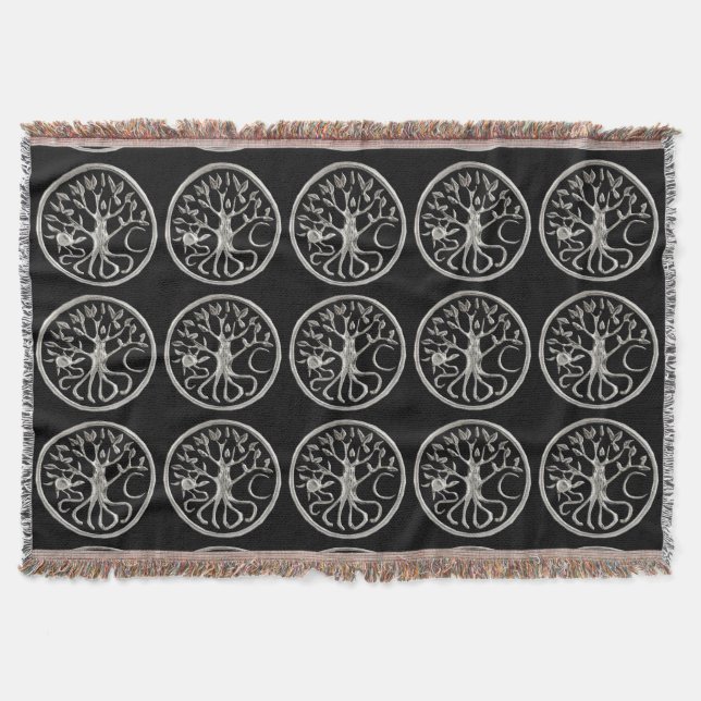 Tree Of Life Throw Blanket (Front)