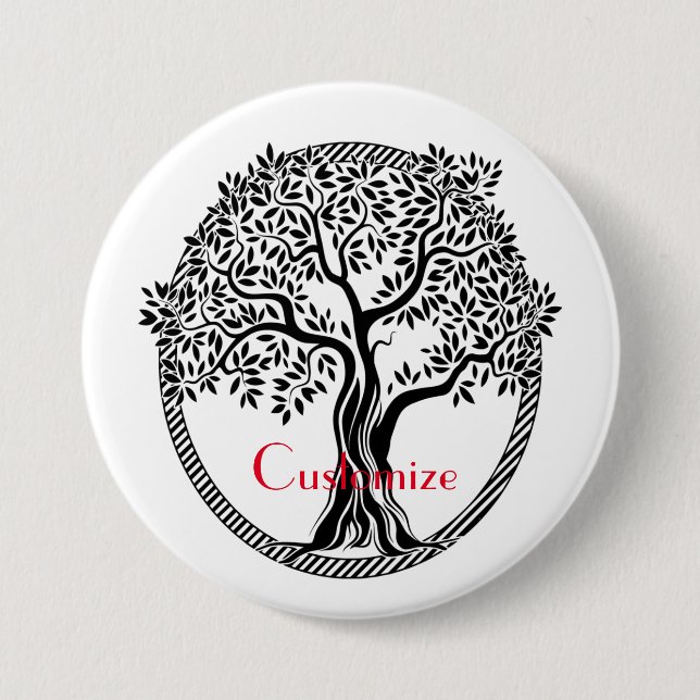 Tree of Life  Thunder_Cove 7.5 Cm Round Badge (Front)