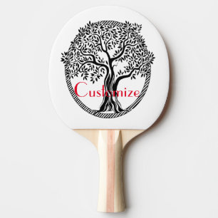 Tree of Life  Thunder_Cove   Ping Pong Paddle