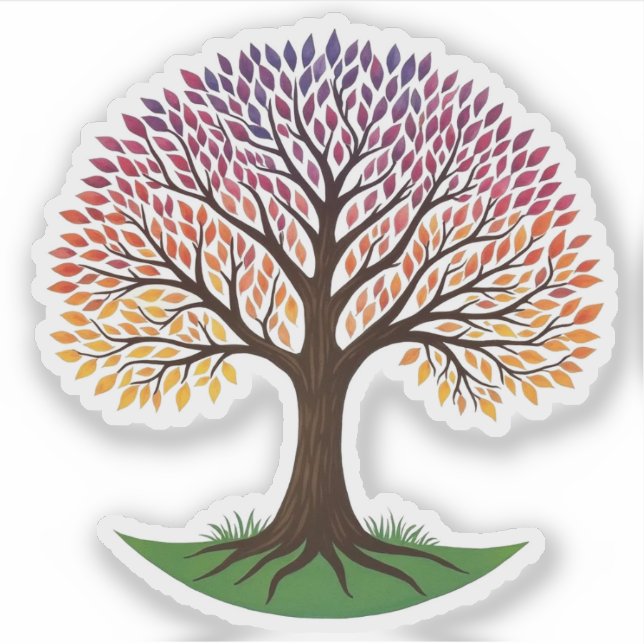 Tree of Life vinyl sticker (Front)