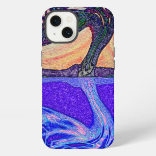Tree of Life Water's Reflection features a tree of iPhone Case