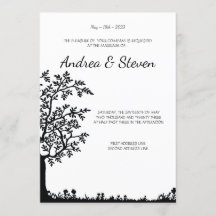 Tree Of Life Wedding Invite. Tree Branches