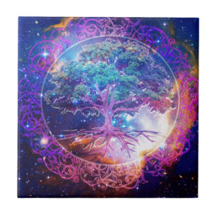 Tree of Life Wellness Ceramic Tile