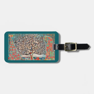 Tree of Life with Birds Luggage Tag