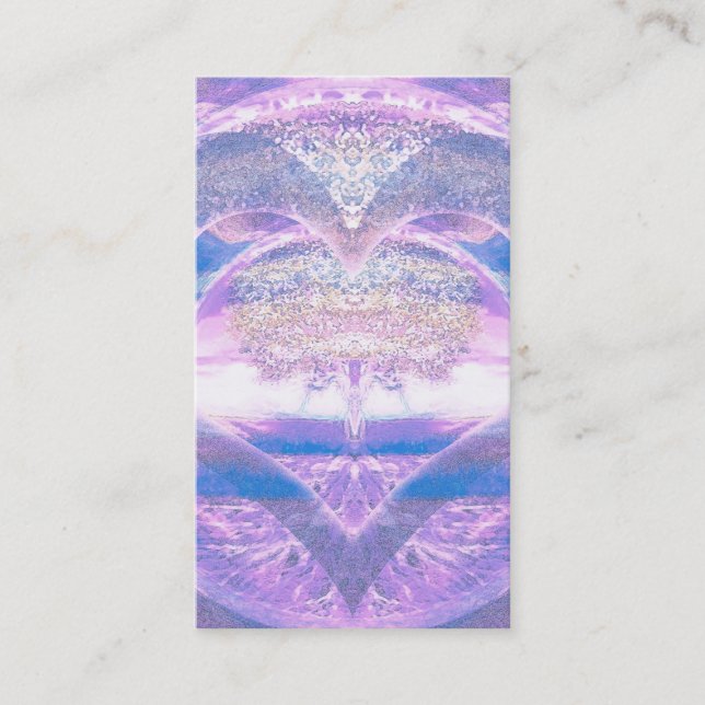 Tree of Life with Heart Business Card (Front)