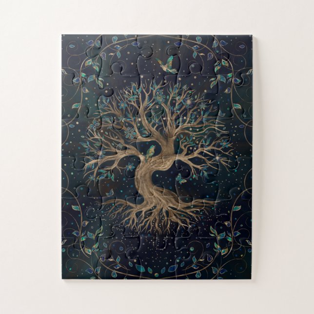 Tree of Life - Yggdrasil Jigsaw Puzzle (Vertical)