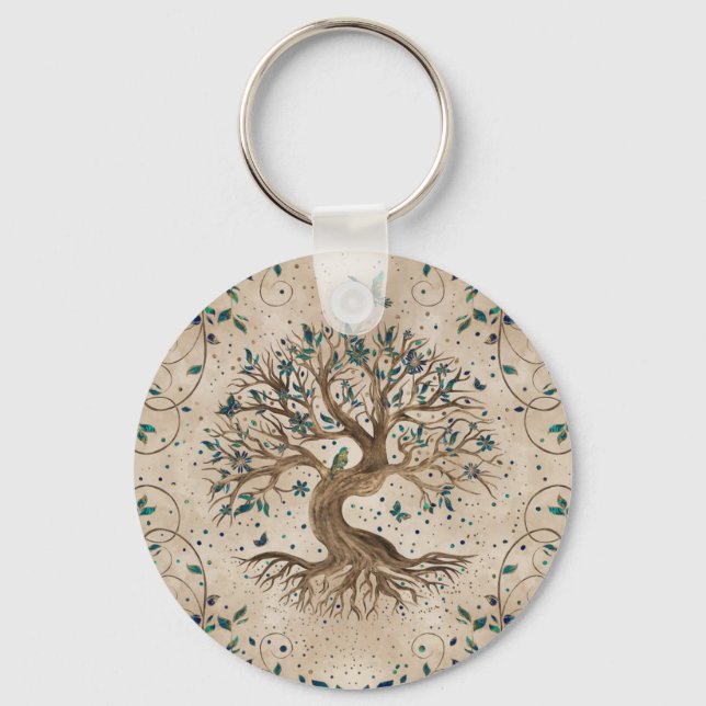 Tree of Life - Yggdrasil Key Ring (Front)