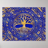 Tree of life -Yggdrasil - Lapis Lazuli