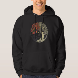 Tree of Life Yin Yang Sacred Geometry Spirit Fashi Hoodie