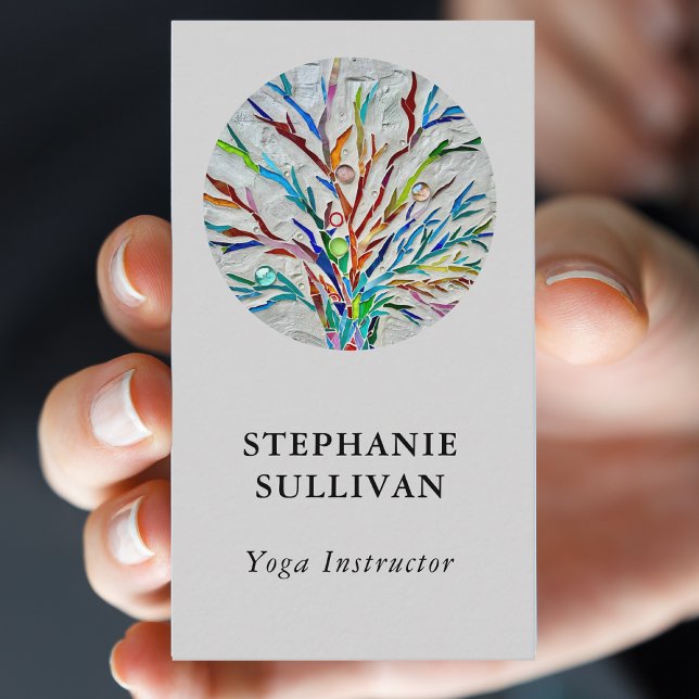 Tree of Life Yoga Instructor Business Card (Creator Uploaded)