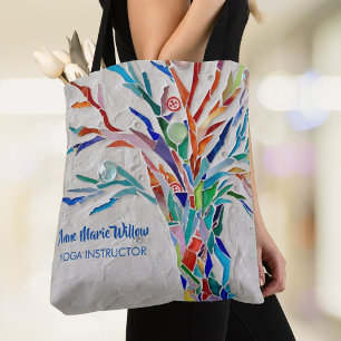 Tree Of Life Yoga Instructor Tote Bag