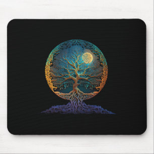 Tree Of Life Yoga Zen Namaste Meditation _1  Mouse Pad