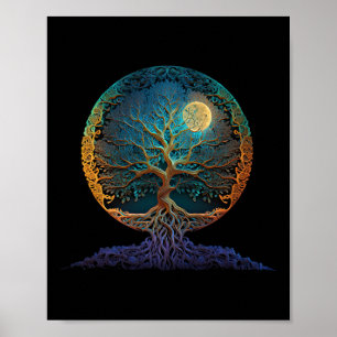 Tree Of Life Yoga Zen Namaste Meditation _1  Poster