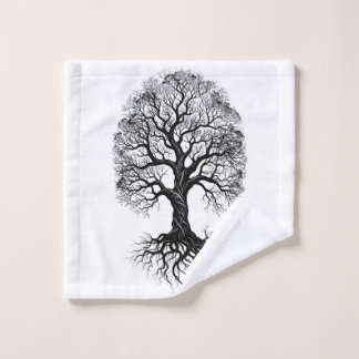 Tree of Life Zen Bathroom Towel Set