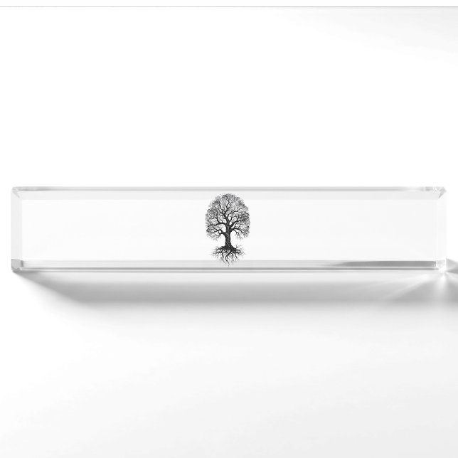Tree of Life Zen Desk Nameplate (Front)