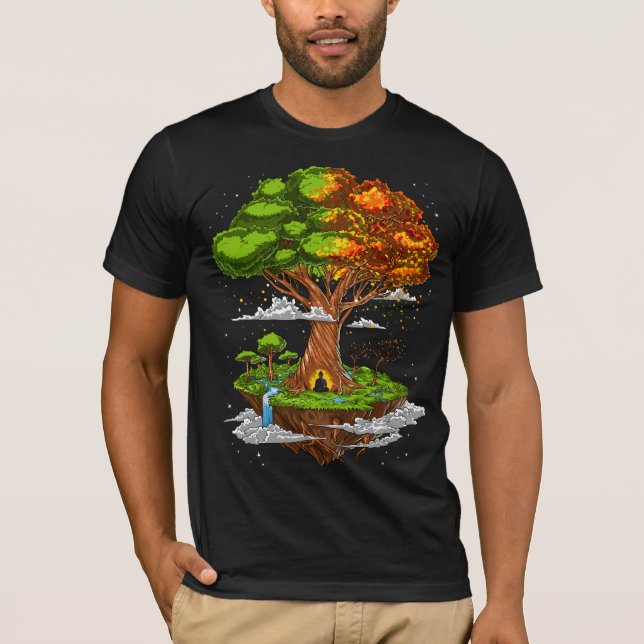 Tree Of Life Zen Meditation T-Shirt (Front)