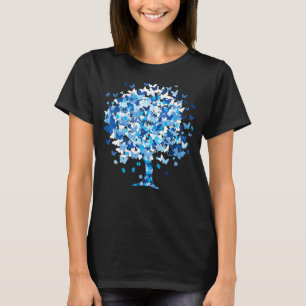 Tree Of Lifes Autism Awareness Month For Support A T-Shirt
