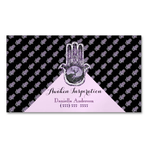 Tree of Light and Dark (Purple) Magnetic Business Card