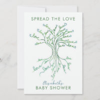 Tree of Love Meaningful Personalised Baby Shower
