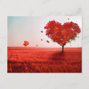 Tree Of Love Postcard