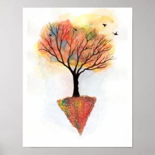 Tree of the colors poster