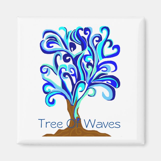 Tree of Waves Magnet (Front)